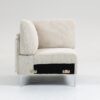 Modular Sectional Sofa Corner Seat, Middle Seat Module Couch - Beige - Image 3