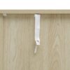 Carved 4 Door Sideboard, Sideboard Buffet Cabinet With Storage, Modern Coffee Bar Cabinet With Adjustable Shelf For Living Room - Natural - Image 15
