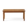 Outdoor Chat Set With Coffee Table And Loveseat - Teak - Image 5