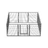 12 Panels Heavy Duty Metal Playpen With Door, Dog Fence Pet Exercise Pen For Outdoor - Black - Image 6