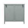 3 Drawer Cabinet, American Furniture, Suitable For Bedroom, Living Room, Study - Light Gray - Image 10