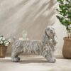 Cocker Spaniel Dog Statue - Gray - Image 3