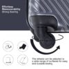3 Piece Luggage Sets Lightweight Suitcase With Two Hooks, Spinner Wheels, (20/24/28) - Gray - Image 11