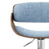 Amery - Adjustable Swivel Bar Stool - Denim Blue - Image 6