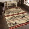 Nature's Nest - 2'7" X 7'3" Lodge Area Rug - Multi / Cream - Image 4