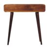 Curved Hallway Table - Chestnut - Image 9