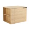 Modern Bathroom Vanity, Cabinet Set Without Sink - Oak - Image 2