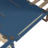 Queen Size Murphy Bed With Iron Legs, Modern Design - Blue - Image 12