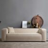 Marshall - Modern Boucle Sofa - Cream / White - Image 7