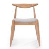 Candescent - Dining Chair With Curved Back And Wood Frame (Set of 2) - Beige - Image 4