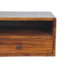 Lunar - 2 Drawer Wall Mounted Media Unit - Brown - Image 10