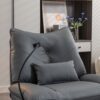 270 Swivel Glider Recliner Chair, Power Recliner Rocking Chair, USB Port Charge For Nursery Chair With Atmosphere Lamp For Living Room Bedroom Apartment - Dark Gray - Image 18