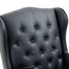 Executive Office Chair, High Back Reclining Comfortable Desk Chair With Smooth Glide Caster Wheels - Black - Image 9