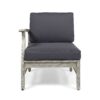 Perla - 5 Pieces Sofa Set - Dark Gray - Image 4