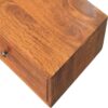 Lunar - 2 Drawer Wall Mounted Console - Brown - Image 6