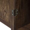 4 Door Cabinet With 1 Drawer, With 4 Adjustable Inner Shelves, Storage Cabinet - Natural - Image 15