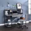 Amiel - All Purpose Writing Desk - Gray - Image 7