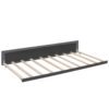 Queen Size Upholstered Platform Bed With 2 Drawers And 1 Twin Long Trundle - Dark Gray - Image 16