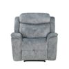 Mariana - Manual Recliner Chair - Silver Gray - Image 3