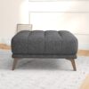 Addison - Square Upholstered Ottoman - Dark Gray - Image 11