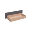 Queen Size Upholstered Platform Bed With 2 Drawers And 1 Twin Long Trundle - Dark Gray - Image 18