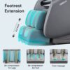 Bosscare - 2023 New Massage Chairs With Ai Voice Control Shiatsu Recliner - Gray - Image 7