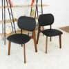 Kelsey - Dining Chair (Set of 2) - Black / Brown - Image 3