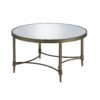 Aditya - Mirrored Antique Brass Coffee Table - Antique Brass - Image 2