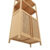 Neutral - Bamboo Storage Cabinet Freestanding With 2 Doors For Bathroom, Living Room, Kitchen, And Entryway - Neutral - Image 6