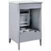 Modern 20.3" Bathroom Vanity With Sink And Functional Storage - Gray - Image 19