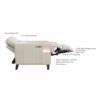 Ashby - Power Headrest, Zero Gravity Recliner - Beige - Image 7