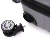 3 Piece Travel Lightweight Suitcase With Wheels, Password Lock, Business And Travel Carry On Luggage (20" / 24" / 28") - Silver Gray - Image 9