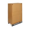 Glimmering Chest With 5 Drawers And Iron Base - Maple / Black - Image 6