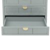 3 Drawer Cabinet, American Furniture, Suitable For Bedroom, Living Room, Study - Light Gray - Image 16