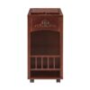 Traditional End Table With Charging Station, Narrow Side Table With USB Ports And Outlets - Red Walnut - Image 10