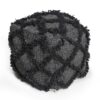 Jumanji - Handcrafted Wool And Cotton Pouf - Brown - Image 2