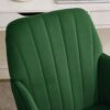 Adjustable Office Chair, Home Bedroom, Ergonomic Swivel Chair, Backrest Seat, Comfortable For Long Sitting - Green - Image 3