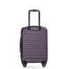 20" Carry On Luggage Lightweight Suitcase, Spinner Wheels - Purple - Image 9
