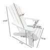 Outdoor Or Indoor Children Adirondack Chair - White - Image 7