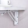 Laundry Room Folding Table Wall Mounted Folding Table For Small Spaces, Fold Down Desk, Workbench, Addition To Garage & Shed - White - Image 12