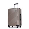 3 Piece Luggage Sets Lightweight Suitcase With Two Hooks, Spinner Wheels, (20/24/28) - Gold - Image 14