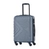 3 Piece Luggage Sets Lightweight Suitcase With Two Hooks, Spinner Wheels, Tsa Lock, (20/24/28) - Gray - Image 5