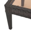 Antibes - 4 Pieces Wicker Chat Set - Brown / Beige - Image 18