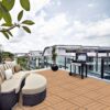Wood Plastic Composite Deck Tiles (Set of 20), Sustainable Composite Decking Resist Rust, Water, Weather, Easy To Diy & Maintain, Ideal For Patios, Balconies, Rooftops - Burlywood - Image 6