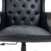 Executive Office Chair, High Back Reclining Comfortable Desk Chair With Smooth Glide Caster Wheels - Black - Image 11