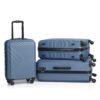 3 Piece Luggage Sets, Lightweight Suitcase With Two Hooks, Spinner Wheels, Tsa Lock, (20/24/28) - Blue - Image 23