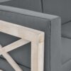 Brava - X Back Right Arm Chair - Light Gray - Image 8