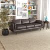 Chase - Leather Sofa - Chocolate / Dark Brown - Image 3