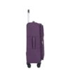 5 Piece Set (18/23/27/Travelbag /Toiletry Bag), Softshell Suitcase Spinner Wheels Terylene Polyester Luggage Sets Carry On Suitcase Luggage Lightweight Durable Suitcase - Purple - Image 5