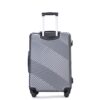 3 Piece Luggage Sets Lightweight Suitcase With Two Hooks, Spinner Wheels, (20/24/28) - Gray - Image 8